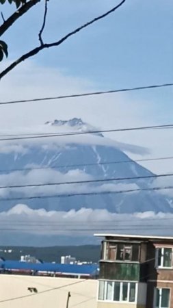 Камчатский вулкан сегодня 🌁🌁🌁🌄