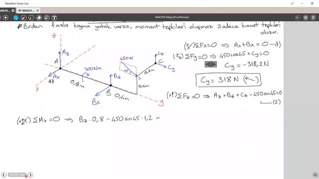 Ders17 Ch5 3B Denge Ornek Cozum смотреть онлайн