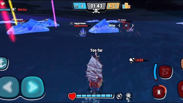 Pirate Code PvP: Solo Arena Treasure: High Sailing 5/5: Warcry, sorry buddy!