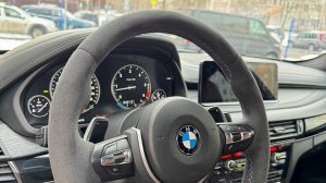 Оклейка цветной полиуретановой пленкой BMW X6 и целый комплекс услуг