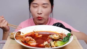 해물 듬뿍 넣어 만든 마라탕 리얼사운드 먹방 ASMR SEAFOOD MALATANG MUKBANG EATING SOUNDS NO TALKING | NAJIN