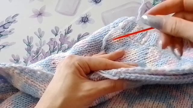 Жаккардовый свитер леопард ФИНАЛ - вяжем рукава и соединяем все детали смотреть онлайн