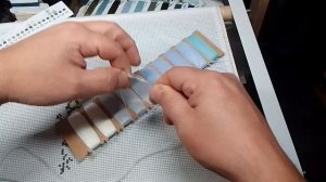 Вышивка крестом. Как блоха с одной на другую. Крестик в три заменил на полукрест в шесть.