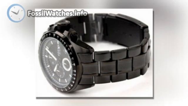 Fossil Watches - Fossil Men's CH2601 Stainless Steel Chronograph Black Dial Watch смотреть онлайн