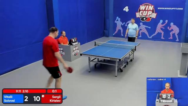 03:30 Соловей Виталий (0:3)  Киреев Сергей  стол 4  ЮГ-7  29.05.22 смотреть онлайн