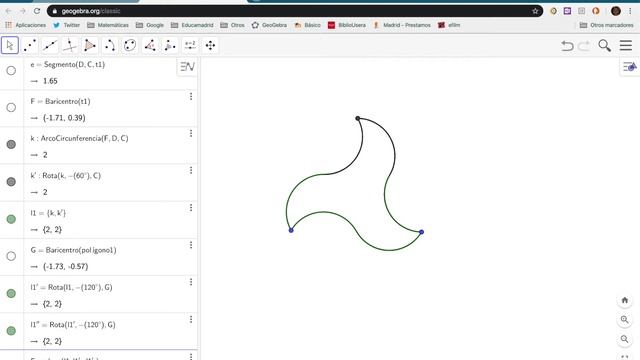 Teselación de Pajarita Nazarí con Geogebra смотреть онлайн