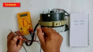 3 speed 4 wire cooler motor connection Hindi I #motor #electrician #electrical #coolermotor #cooler