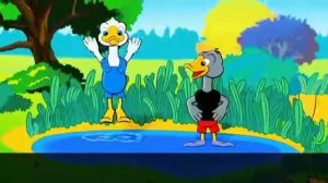 Two merry geese. Kids Song.
