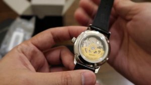 Unboxing Seiko SSA343J1 Presage SkyDiving Cocktail Ice Blue Texture Dial Black Leather Strap