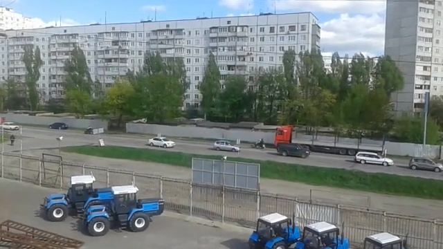 Колона байкеров г. Харьков окружная дорога. смотреть онлайн