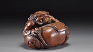 Окимоно Футэн с мешком ветров.