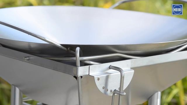 Holzkohlegrill STEEL-WOK von Heibi – made in Germany смотреть онлайн