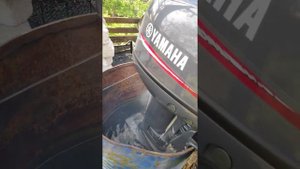 Yamaha 9.9 первый запуск.