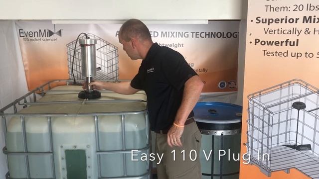 Even Mix™ Electric Drive IBC Tote Mixer смотреть онлайн