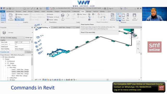 Revit MEP - Commands - Updated 2021