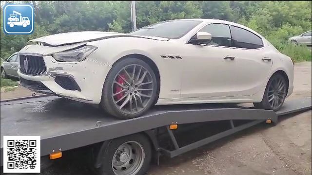 Эвакуатор Газель Некст разгружает автомобиль с ломаной платформы в Краснодаре смотреть онлайн