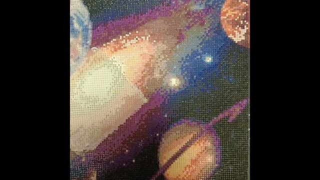 Космос! #алмазнаямозаика #творчество #creation #mosaic смотреть онлайн