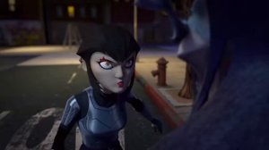 карай и Эйприл побеждают супер шредера ЧЕРЕПАШКИ НИНДЗЯ 2012