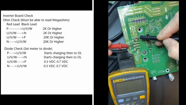 IPM (Inverter Board) Check With Expected Readings From A Mini Split смотреть онлайн