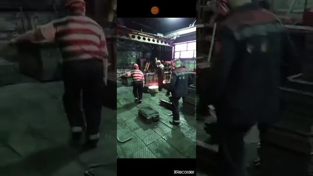 Работа литейщиком.