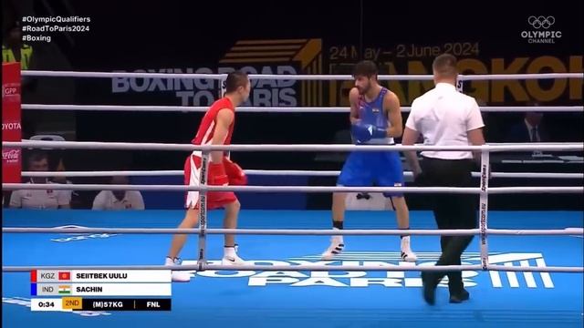 Боксёр Мунарбек Сейитбек уулу завоевал путевку на Олимпийские игры в Париже #спортмания #ои2024 смотреть онлайн