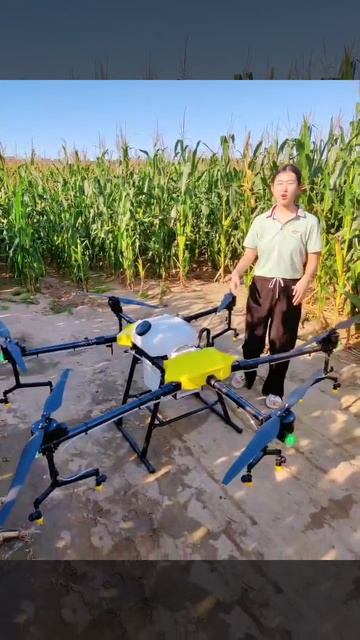 Big agricultural uav 30 liters crop spraying drone for precision agriculture #drone #T30