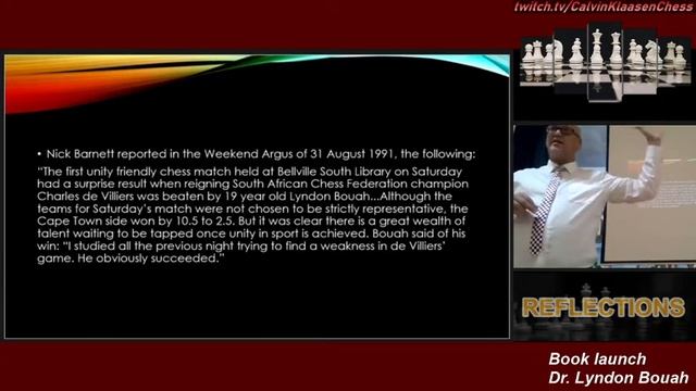 BOOK LAUNCH!! - Reflection on Chess in the Rainbow Nation by Dr. Lyndon Bouah смотреть онлайн