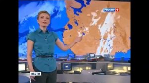 Дарья Сметанина   'Вести  Погода' 22 04 2013