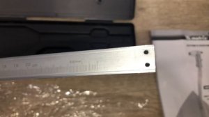 Штангенциркуль, 200 мм, цена деления 0.02 мм, металлический, с глубиномером, Matrix, Артикул:316325