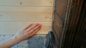 Утепление стенки за газовой плитой.