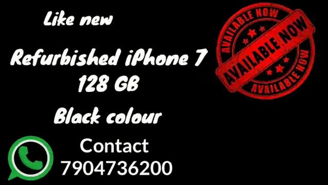 Apple iPhone 7 Black Colour 128GB Refurbished available смотреть онлайн
