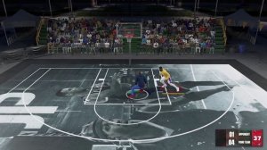 NBA 2K Game: King vs Luka Doncic on the floor