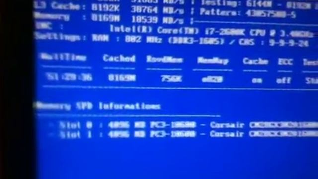 Memtest 4.20 (51) Hours (CMZ8GX3M2A1600C9B) смотреть онлайн