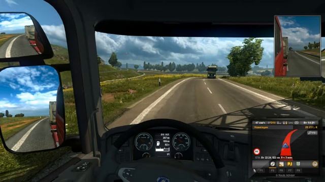 Euro Truck Simlator 2 ч 35 выйхал из коньёна смотреть онлайн
