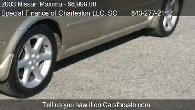2003 Nissan Maxima SE - for sale in Moncks Corner, SC 29461 смотреть онлайн