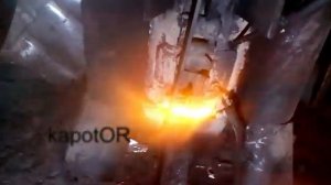 Супер печка на отработке своими руками.