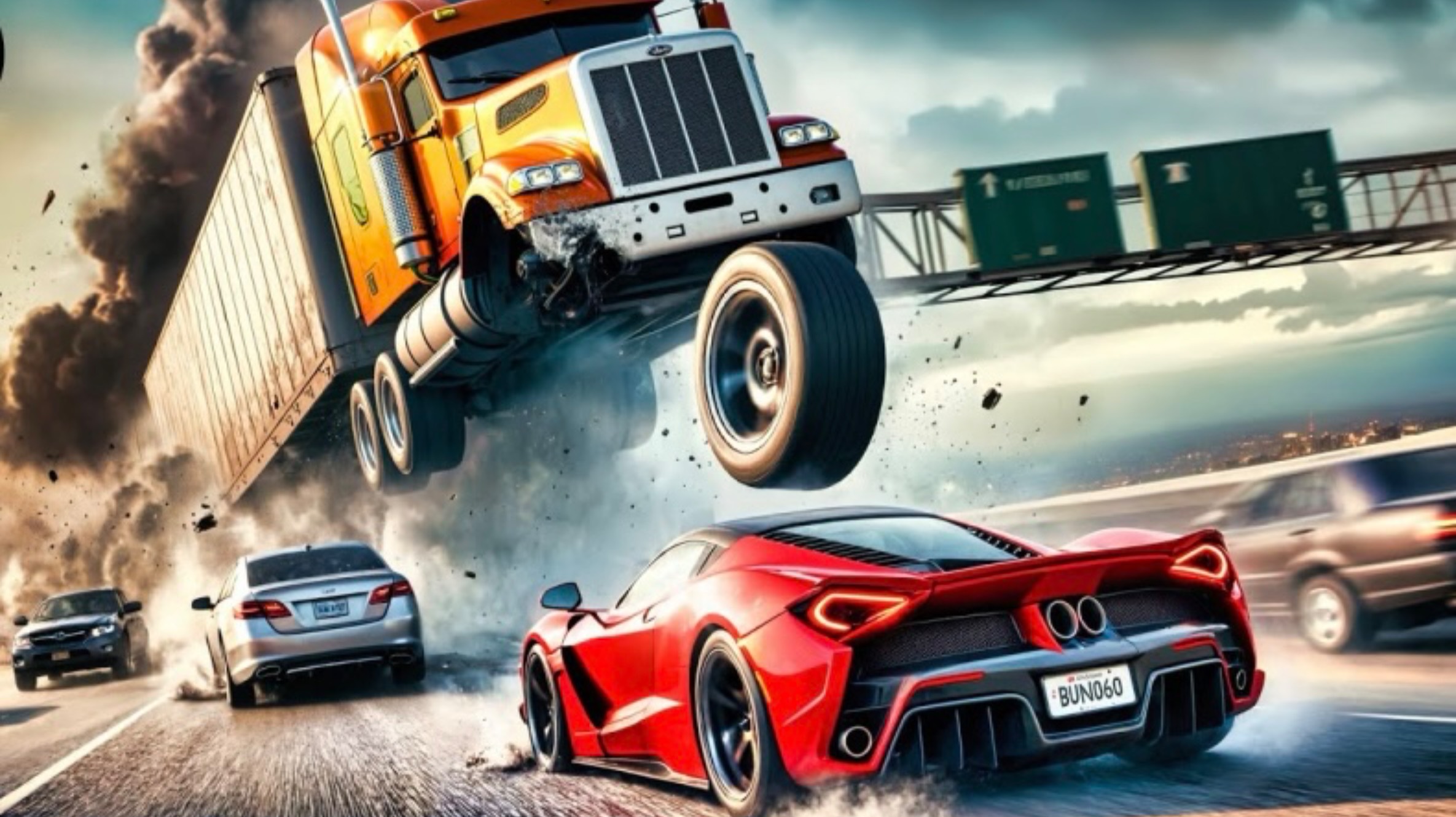 Очень дороги автомобили попадают в аварию в BeamNG Dtive смотреть онлайн