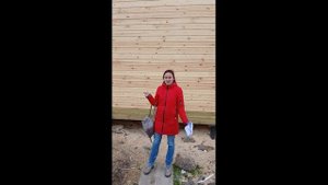 Отзыв заказчика о строительстве 1.5-этажного дома из бруса 6х6 м под усадку