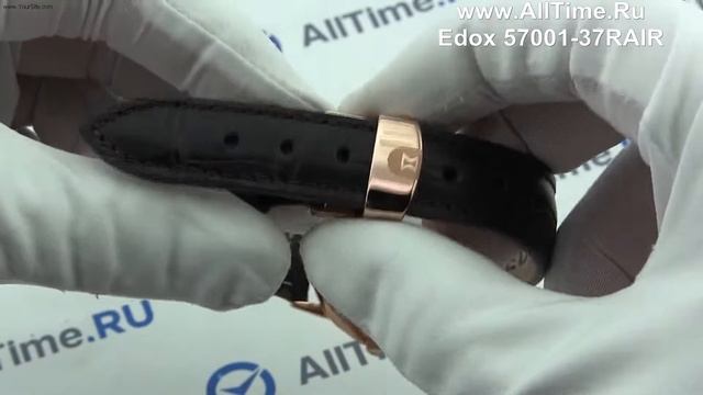 Обзор. Женские наручные часы Edox 57001-37RAIR смотреть онлайн