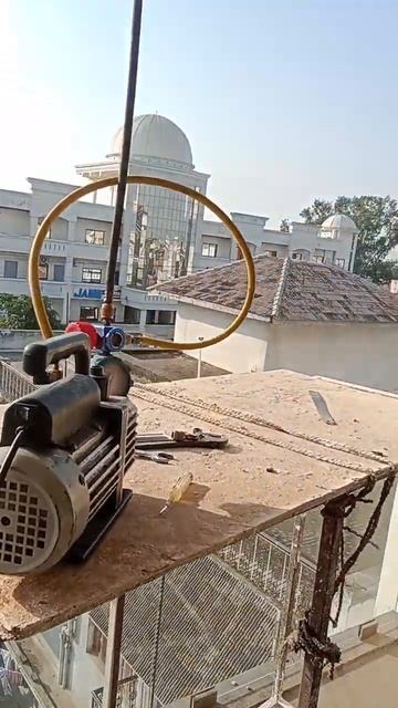 split AC install and vacuum process