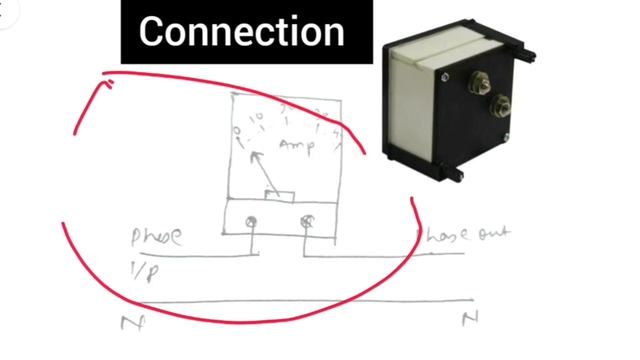 Voltmeter aur Ammeter(ampere meter)ke connection ko samjhe,CT aur CT ratio,rotary selector switch