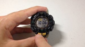 Casio PRG-240 | Reset Thermometer to Factory Default