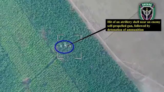 Polish AHS Krab was blown up by allied foces (Russia and DPR) artillery in Donbass смотреть онлайн