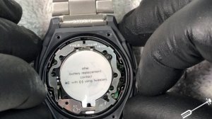 Tear Down and battery replacement: Casio Watch AW81D-2AV