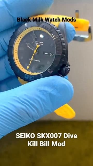 SEIKO SKX007 Kill Bill Mod by Black Milk Watch Mods
