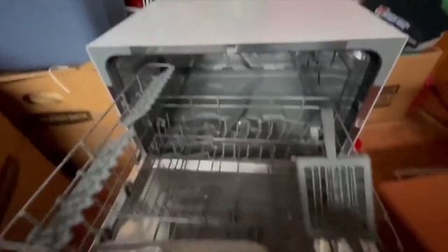 BLACK+DECKER BCD6W Compact Countertop Dishwasher Review, Super STRONG Dishwasher   Great for GREASE смотреть онлайн