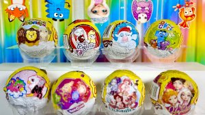 Микс Сюрпризов В Шоколадных Шарах Chupa Chups! Piglette, Царевны, Фиксики, Enchantimals, Дино Сити