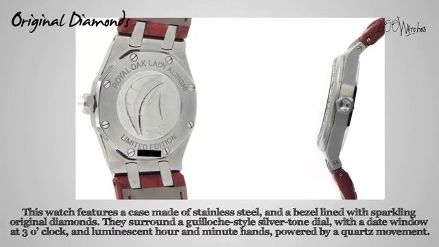 Watch this pre owned Audemars Piguet 67611ST.ZZ.D012CR.01 Royal Oak Steel & Diamonds Watch смотреть онлайн