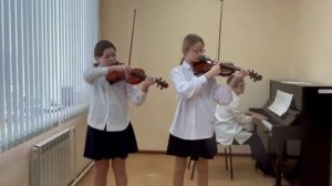 05-02-2025. Нужных Александра 11 лет ,Неровная Злата 13 лет, П. Мартин Ча-ча-ча,В.Моцарт Колокольчик