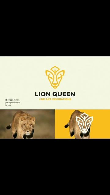 Lion Queen LineArt Logo Inspirations #shorts смотреть онлайн